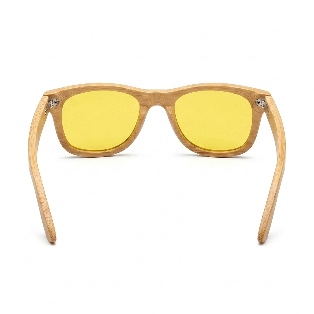 Holidentix ZenVision: Blue Light Blocking Bamboo Wood Glasses – Daytime Focus & Eye Strain Relief – Lightweight Handcrafted Natural Wood Frames – Unisex Computer & Gaming Eyewear